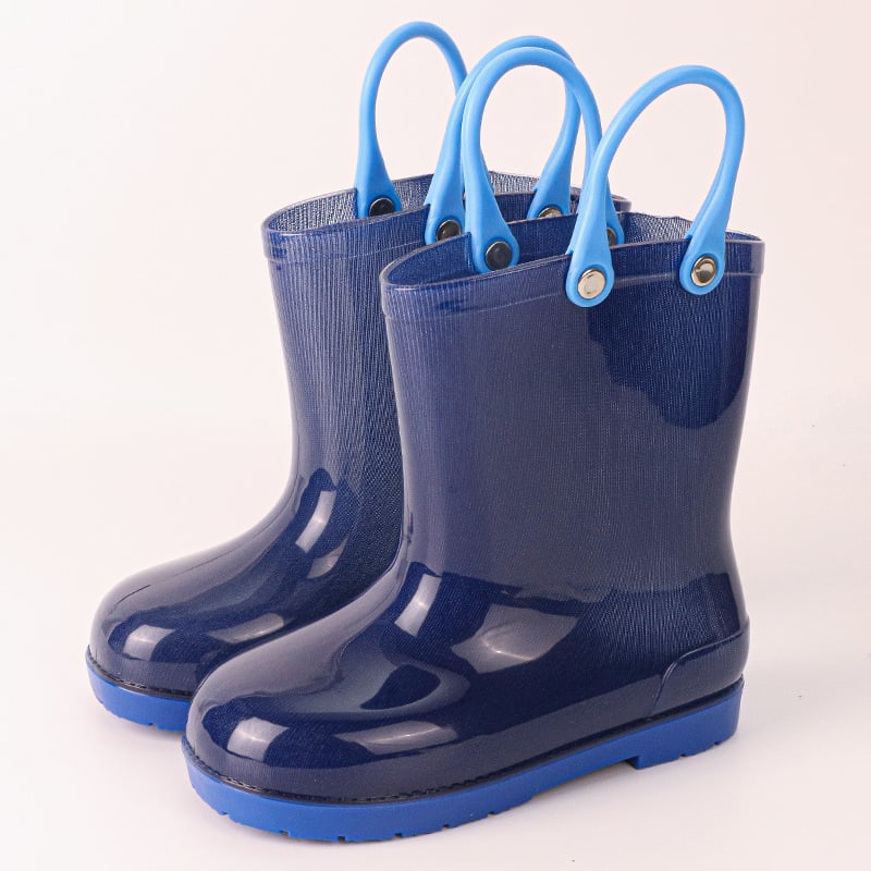 Dječje PVC čizme za kišu, jelly boja s floralnim uzorkom, unisex, uzrast 1–6 godina