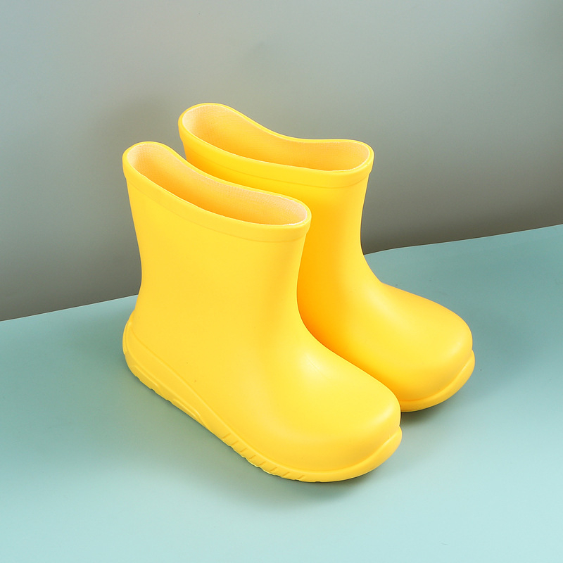 Dječje kišne čizme s dinosaurom - PVC gornji dio, unisex, niski pet 1–3 cm, kratka visina potkoljenice