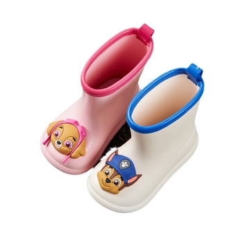 Ghete de ploaie pentru copii din EVA, cu model Cartoon, impermeabile, antiderapante, înălțime medie