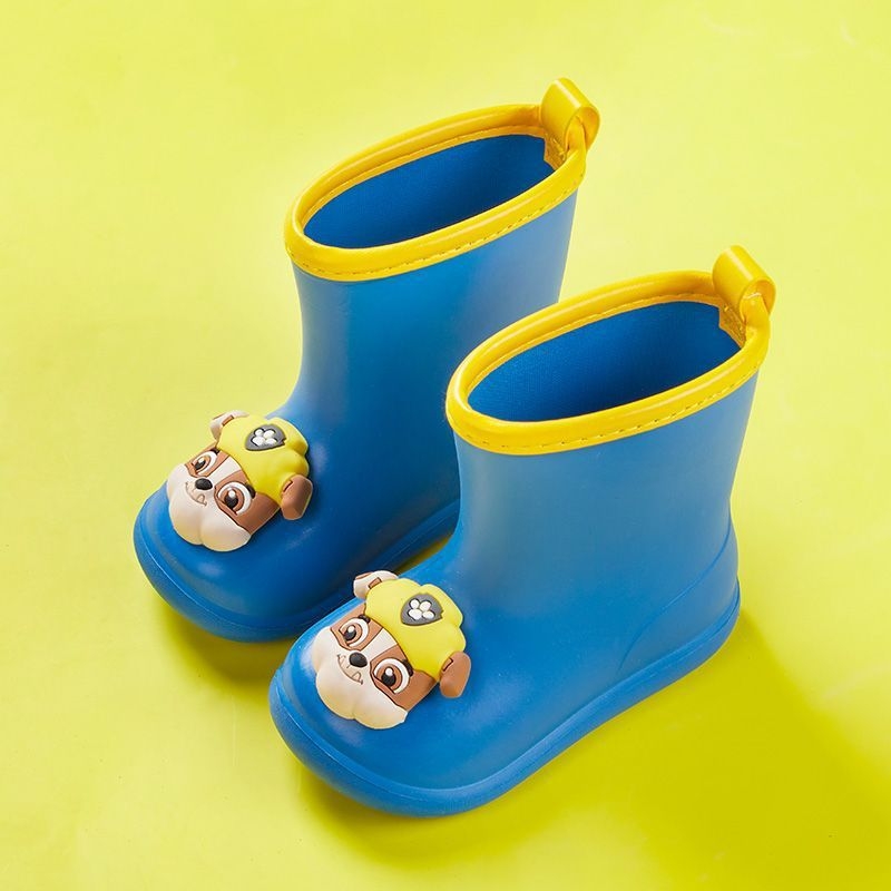Ghete de ploaie pentru copii din EVA, cu model Cartoon, impermeabile, antiderapante, înălțime medie