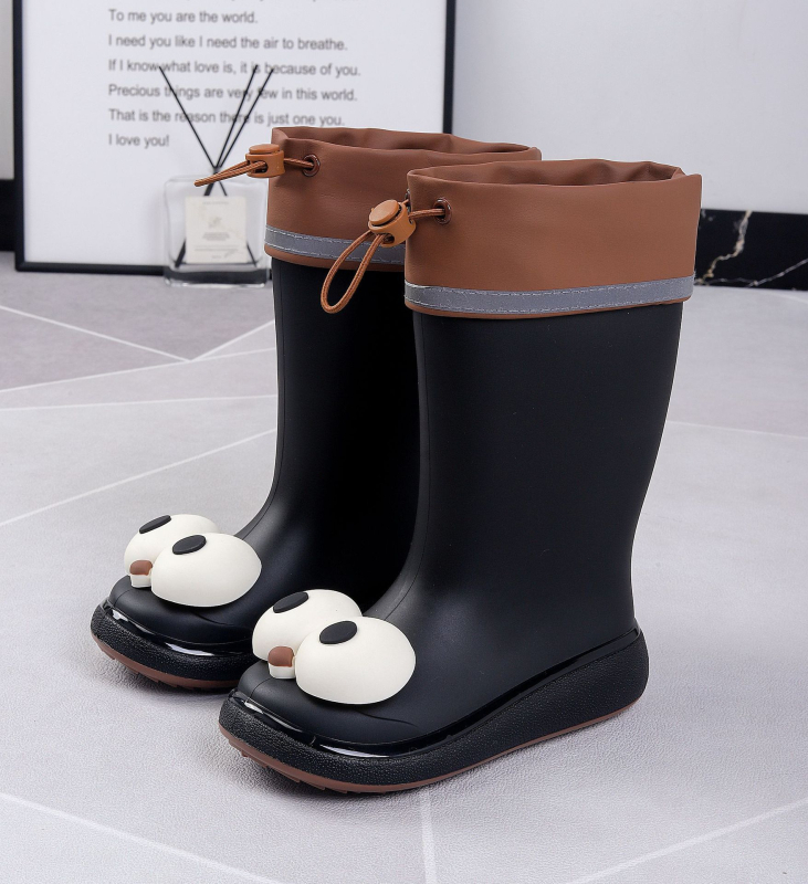 Dječje kišne čizme, gornji dio od PVC-a, srednje visine do potkoljenice, cartoon uzorak, unisex