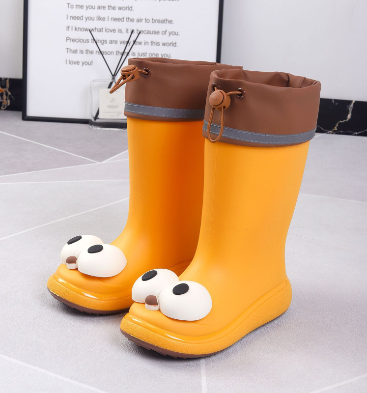 Dječje kišne čizme, gornji dio od PVC-a, srednje visine do potkoljenice, cartoon uzorak, unisex
