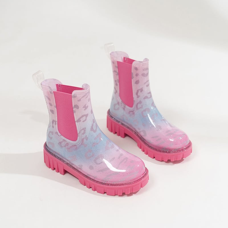 Cizme de ploaie din PVC, talie joasă, stil Chelsea, ușoare, antiderapante