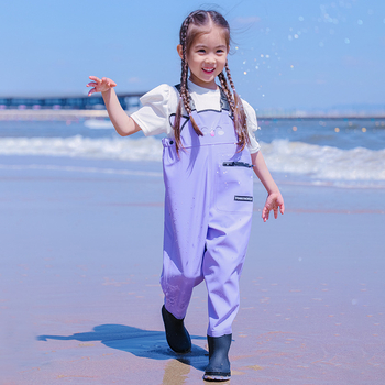 Pantaloni impermeabili pentru copii pentru activități în apă - țesătură PVC, respirabili, rezistenți la uzură, unisex, pentru toate anotimpurile