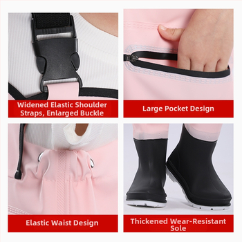 Pantaloni impermeabili pentru copii pentru activități în apă - țesătură PVC, respirabili, rezistenți la uzură, unisex, pentru toate anotimpurile