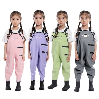 Pantaloni impermeabili pentru copii pentru activități în apă - țesătură PVC, respirabili, rezistenți la uzură, unisex, pentru toate anotimpurile