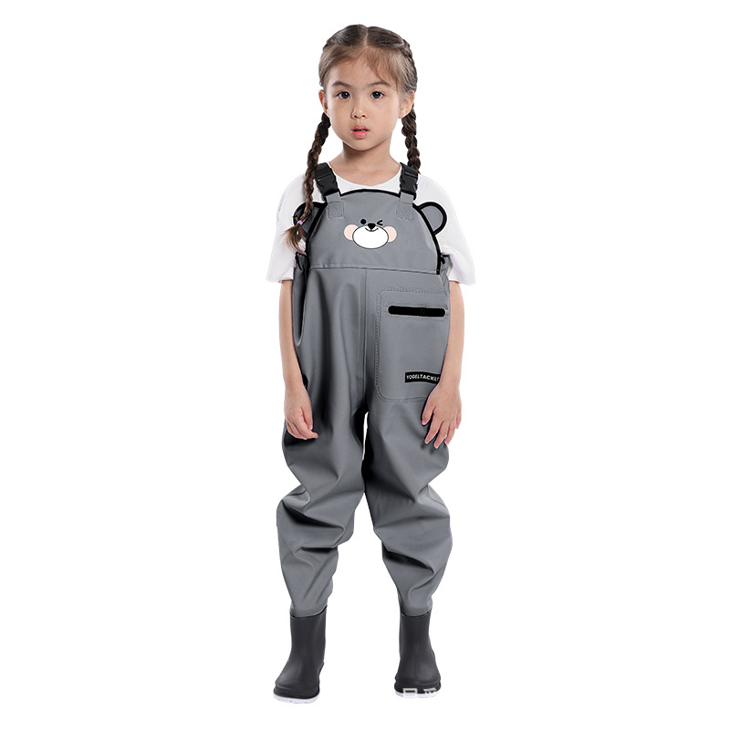 Pantaloni impermeabili pentru copii pentru activități în apă - țesătură PVC, respirabili, rezistenți la uzură, unisex, pentru toate anotimpurile