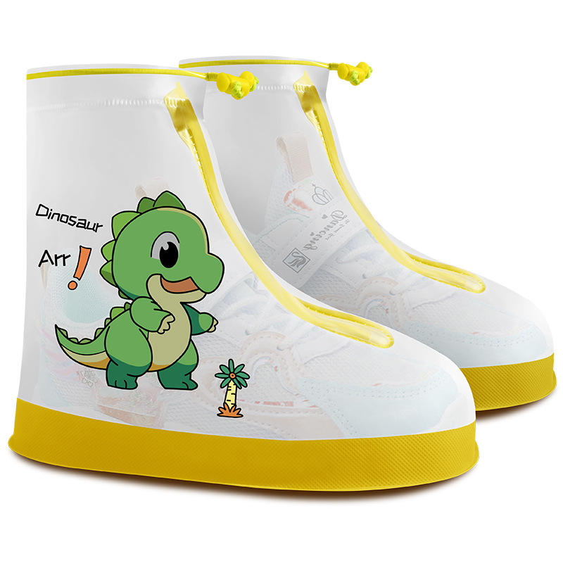 Детски PVC покривала за обувки с карикатурен дизайн – водоустойчиви, антихлъзгащи, износоустойчиви, против замърсяване