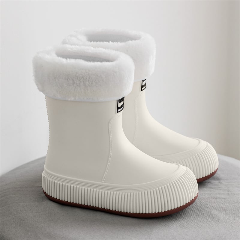 Dječje čizme za kišu za dječake i djevojčice, PVC gornji dio, srednja visina čizme, vodootporne i protuklizne, unisex, za uzrast 7–16 godina