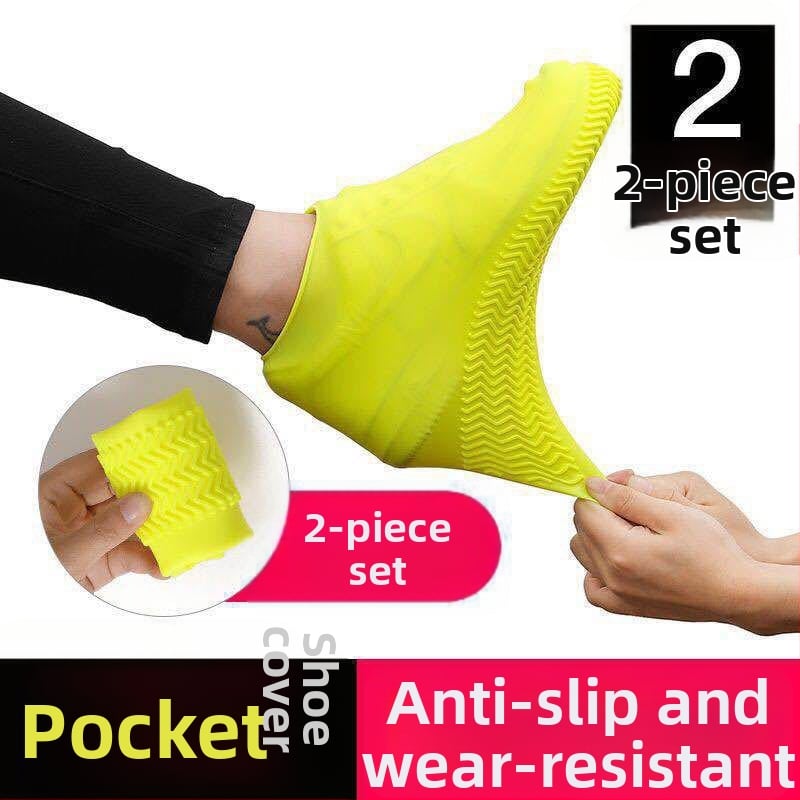 Силиконови покривала за обувки и дъждовни ботуши, водоустойчиви, антизамърсяващи, дезинфекционни, за деца и възрастни