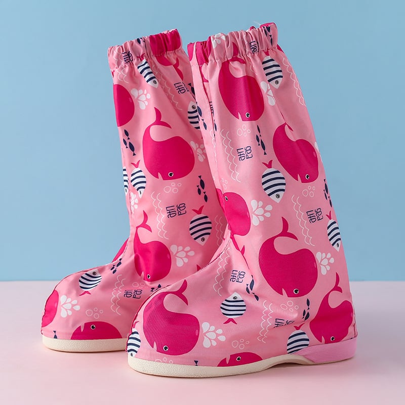Детски калъфи за обувки против дъжд, удебелени, износоустойчиви, водоустойчиви, антихлъзгащи, за момчета и момичета