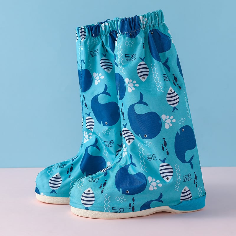 Детски калъфи за обувки против дъжд, удебелени, износоустойчиви, водоустойчиви, антихлъзгащи, за момчета и момичета