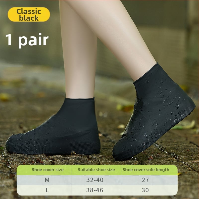 Acoperitoare impermeabile pentru pantofi din latex (Material: Latex; De unică folosință: Da; Logo imprimat: Da; Stil: Minimalist)