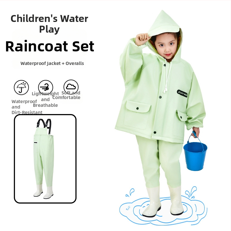 Costum impermeabil pentru copii pentru joacă în apă – uscare rapidă, respirabil, rezistent la vânt, durabil