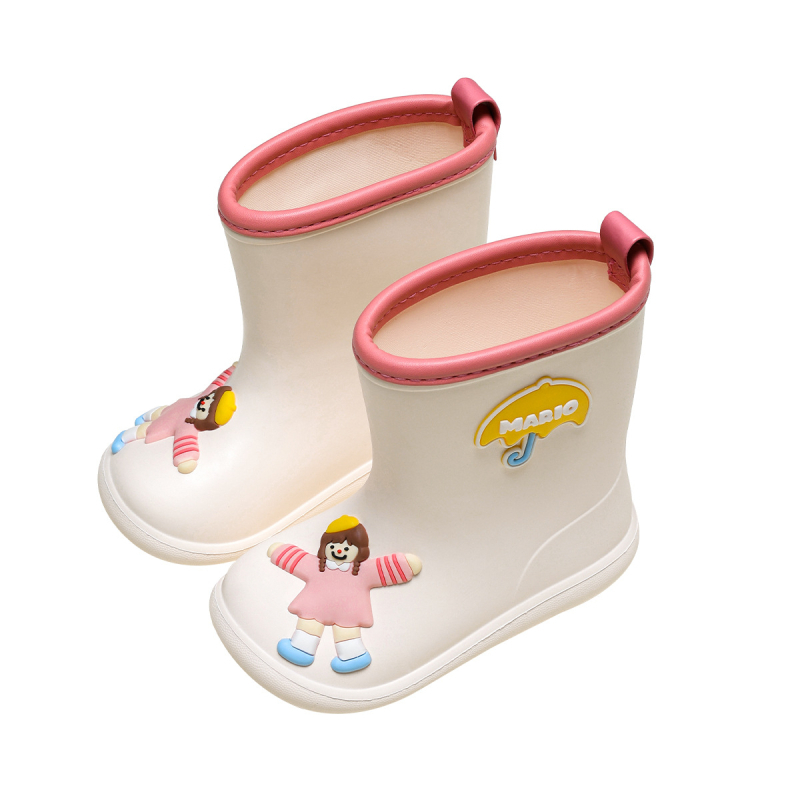 Happy Mary Ghete de ploaie pentru copii, EVA partea superioară, gambă medie, imprimeu cartoon