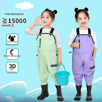 Pantaloni pentru copii impermeabili pentru plajă și mare, material PVC, respirabili, impermeabili, rezistenți vânt, unisex, potriviți pentru toate anotimpurile