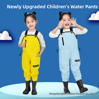 Pantaloni pentru copii impermeabili pentru plajă și mare, material PVC, respirabili, impermeabili, rezistenți vânt, unisex, potriviți pentru toate anotimpurile