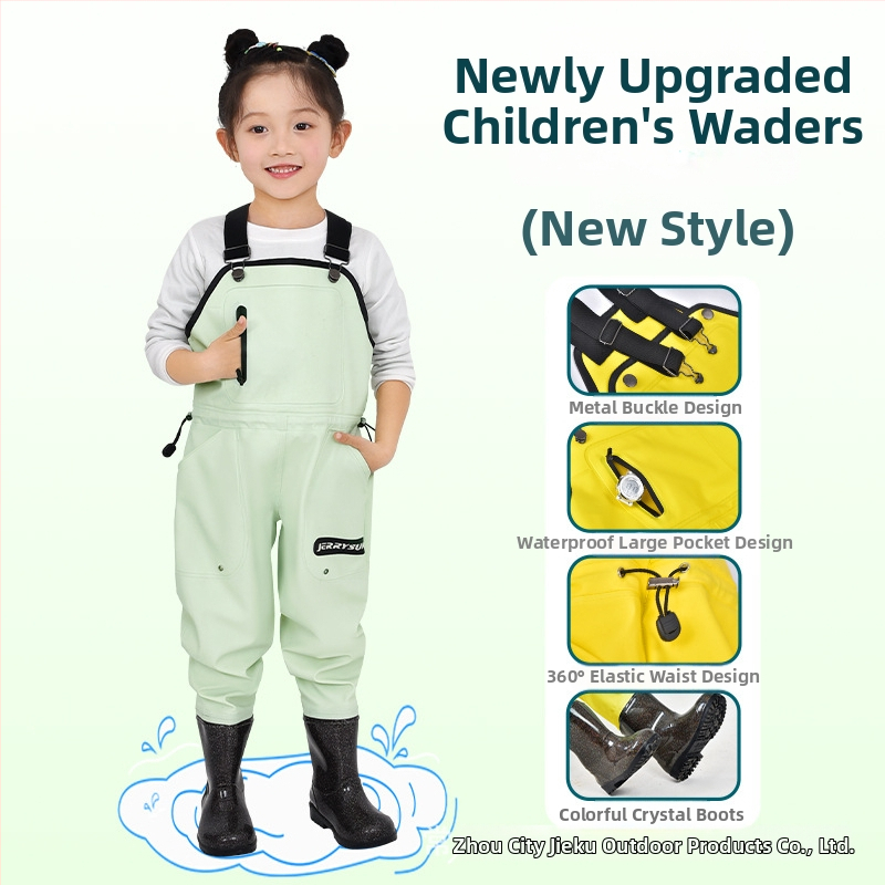 Pantaloni pentru copii impermeabili pentru plajă și mare, material PVC, respirabili, impermeabili, rezistenți vânt, unisex, potriviți pentru toate anotimpurile