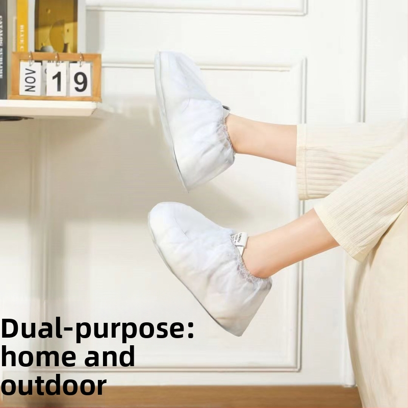 Stiprināti vienreizējie PVC lietus apavu pārvalki vīriešiem, sievietēm, pieaugušajiem un bērniem — iekštelpu un ārējai lietošanai, pārnēsājami