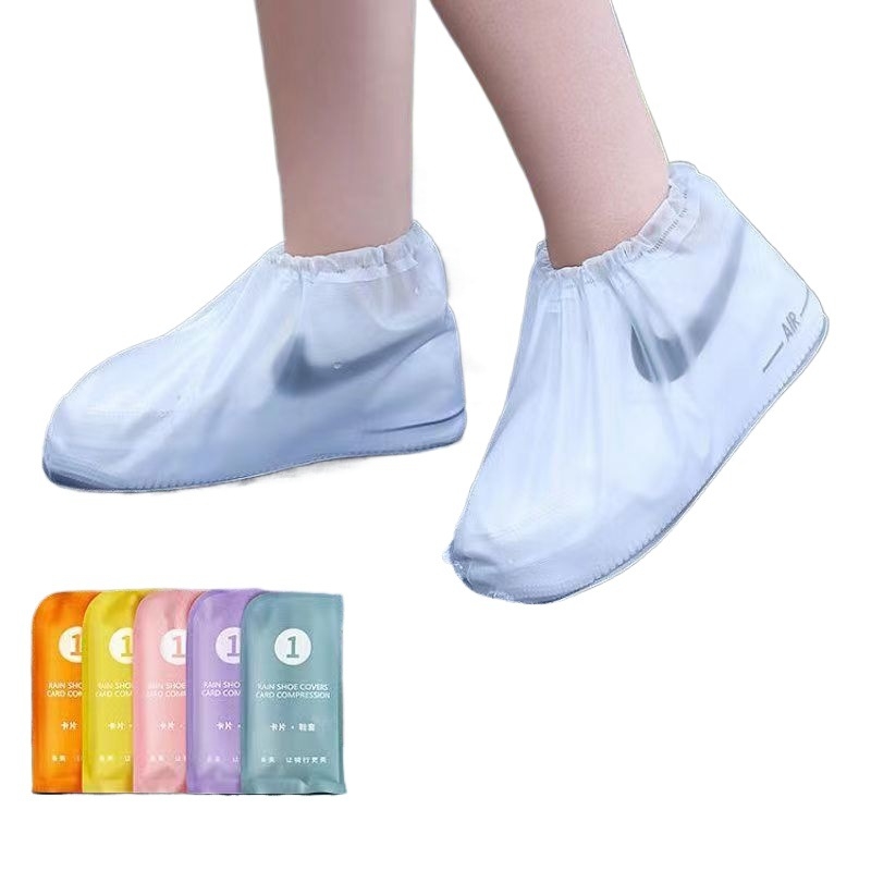 Stiprināti vienreizējie PVC lietus apavu pārvalki vīriešiem, sievietēm, pieaugušajiem un bērniem — iekštelpu un ārējai lietošanai, pārnēsājami