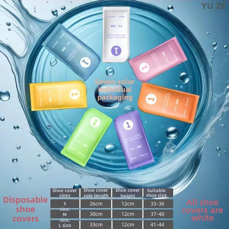 Stiprināti vienreizējie PVC lietus apavu pārvalki vīriešiem, sievietēm, pieaugušajiem un bērniem — iekštelpu un ārējai lietošanai, pārnēsājami