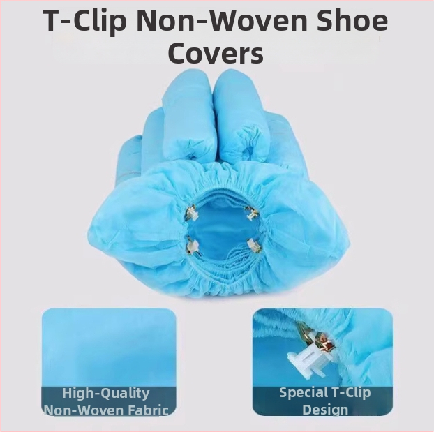 Еднократни покривала за обувки от нетъкан текстил, с удебелена износоустойчивост, против подхлъзване, за вътрешна употреба