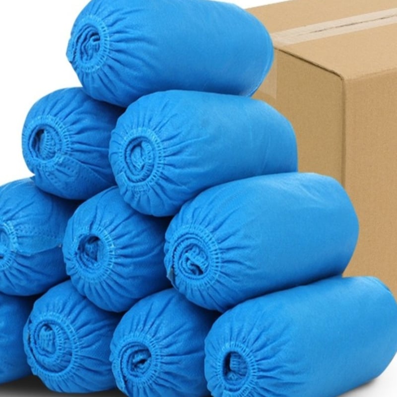 Еднократни покривала за обувки от нетъкан текстил, с удебелена износоустойчивост, против подхлъзване, за вътрешна употреба