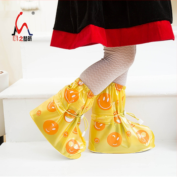 Rain Dream Xin детски калъфи за обувки – водоустойчиви, против замърсяване – карикатурни мотиви: гъба, усмихнато лице, зайче – подходящи за деца и ученици на възраст 2–10 години – персонализация под частна марка