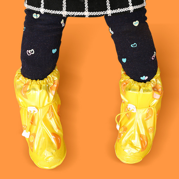 Rain Dream Xin детски калъфи за обувки – водоустойчиви, против замърсяване – карикатурни мотиви: гъба, усмихнато лице, зайче – подходящи за деца и ученици на възраст 2–10 години – персонализация под частна марка