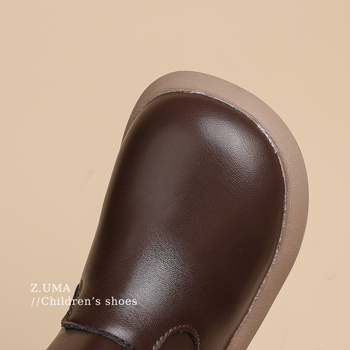 Kaler PU odiniai bateliai mergaitėms – rudens-žiemos 2025, amžiaus grupė 4–12 m