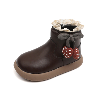 Kaler PU odiniai bateliai mergaitėms – rudens-žiemos 2025, amžiaus grupė 4–12 m