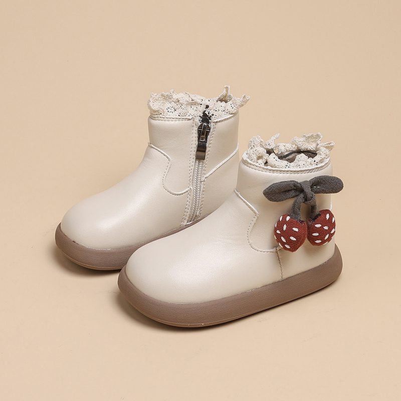 Kaler PU odiniai bateliai mergaitėms – rudens-žiemos 2025, amžiaus grupė 4–12 m