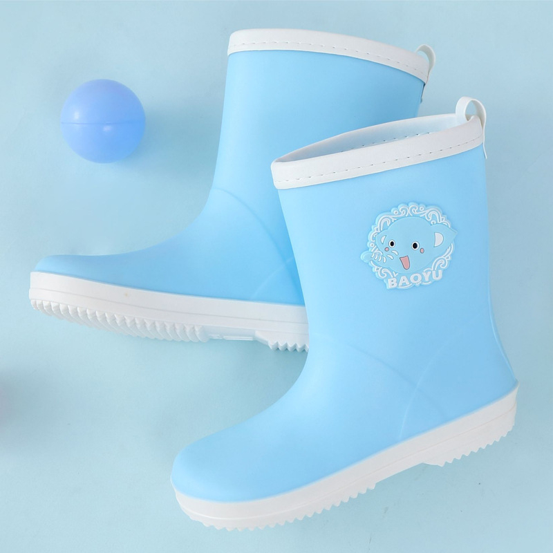 Gyerek esőcsizmák, könnyűek, csúszásmentes talp, PVC felsőrész, uniszex, 4–16 éveseknek, minták: kacsa, nyúl, elefánt, dinoszaurusz
