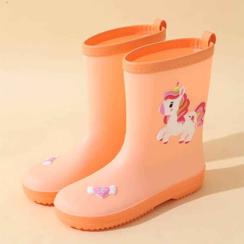 Gyerek esőcsizmák, könnyűek, csúszásmentes talp, PVC felsőrész, uniszex, 4–16 éveseknek, minták: kacsa, nyúl, elefánt, dinoszaurusz