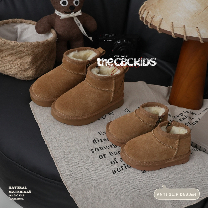 Dječje gležnjače od nubuka kravlje kože, unisex, vintage stil, marka Little shaoheng xshx, porijeklo: Wenzhou, Zhejiang