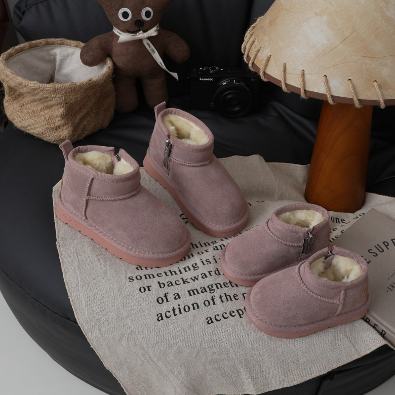 Dječje gležnjače od nubuka kravlje kože, unisex, vintage stil, marka Little shaoheng xshx, porijeklo: Wenzhou, Zhejiang