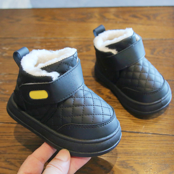 Ghete de gleznă pentru copii, unisex, din piele artificială, stil casual, pentru vârstele 1–6 ani, brand Hanni bear.