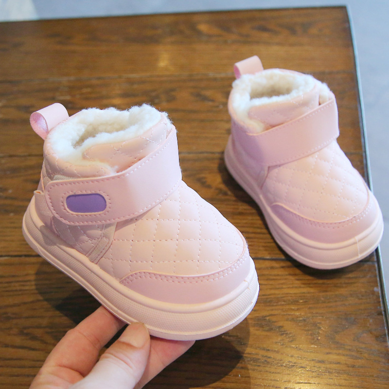 Ghete de gleznă pentru copii, unisex, din piele artificială, stil casual, pentru vârstele 1–6 ani, brand Hanni bear.