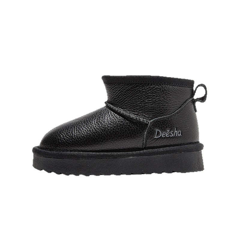Dječje čizme do gležnja od teleće kože, casual stil, unisex, uzrast 4–16 godina