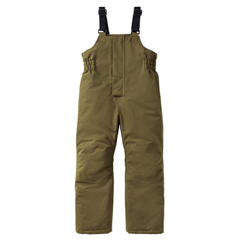 Pantaloni de schi pentru copii cu bretele, anti vânt și impermeabili, calzi cu umplutură din bumbac, țesătură poliester, detalii reflectorizante