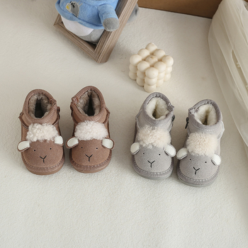 Dječje snježne čizme, unisex, gornji dio od mikrovlakana, fleece podstava, meka potplata, za uzrast 1-3 godina
