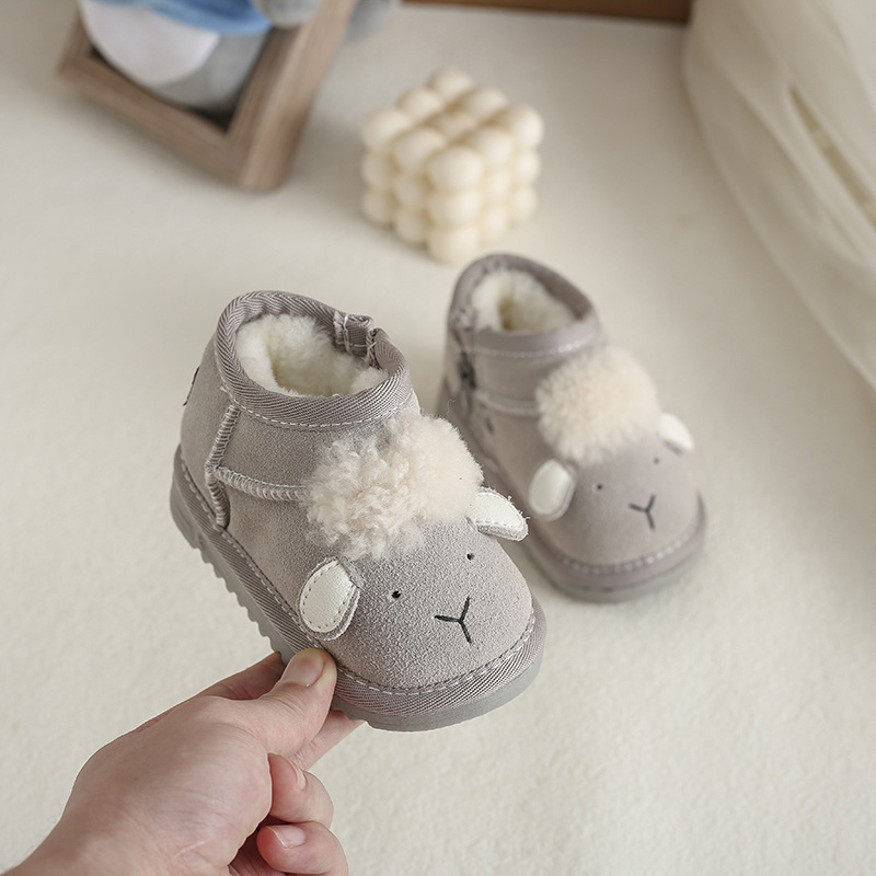 Dječje snježne čizme, unisex, gornji dio od mikrovlakana, fleece podstava, meka potplata, za uzrast 1-3 godina