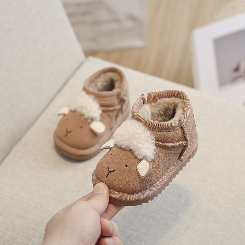 Dječje snježne čizme, unisex, gornji dio od mikrovlakana, fleece podstava, meka potplata, za uzrast 1-3 godina