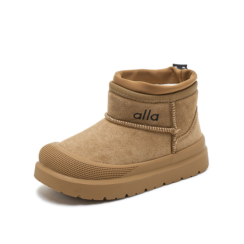 Ghete de iarnă pentru copii, glezne, unisex, partea superioară Super Fiber, talpă din cauciuc, vârsta 4–12 ani