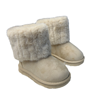 Lányoknak szóló bokacsizma - koreai stílus, felső rész műbőr, 7–16 éves korosztály