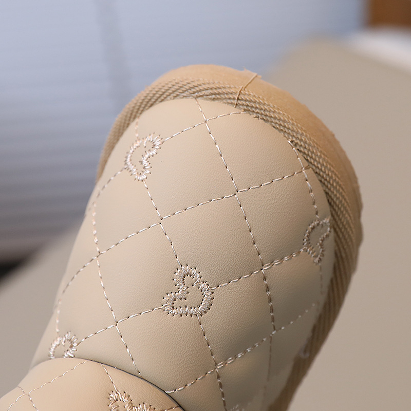 1–3 éves gyerekeknek szóló téli csizma, fleece bélés, felső rész mikroszálas bőr, bokacipő, szabadidős stílus