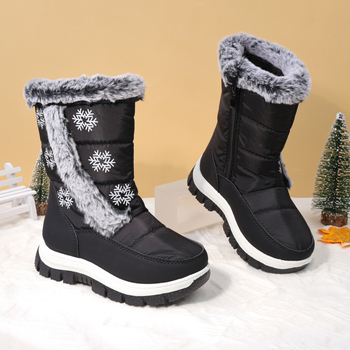 Gyerekeknek szóló bokacsizma, mikroszálas bőrfelső, uniszex, 4–16 évesek, szabadidő-stílus