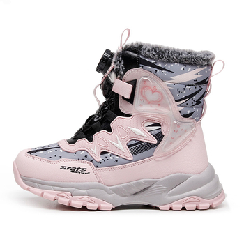 Унисекс детски ботуши до глезена, микрофибърна кожа, свободен стил, възраст 4–12 г.