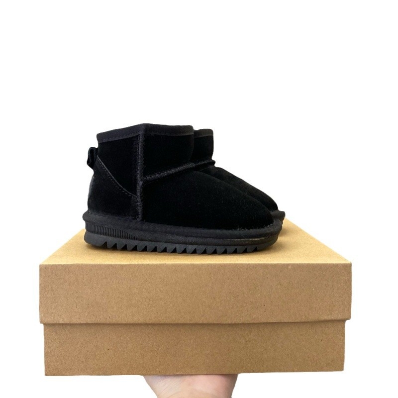 Dječje gležnjače od kože, unisex, fleece podstava, casual stil, uzrast 1–16 godina
