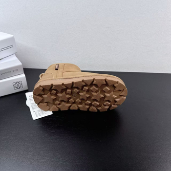 Ghete de zăpadă pentru copii, căptușite cu blană, talpă joasă, Material superior: Super migration skin, Unisex